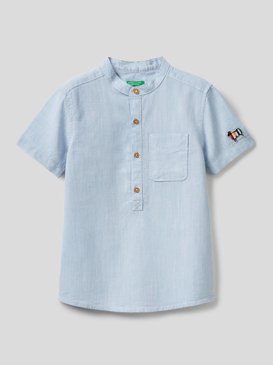 Chemise à manches courtes 100% coton image number 1