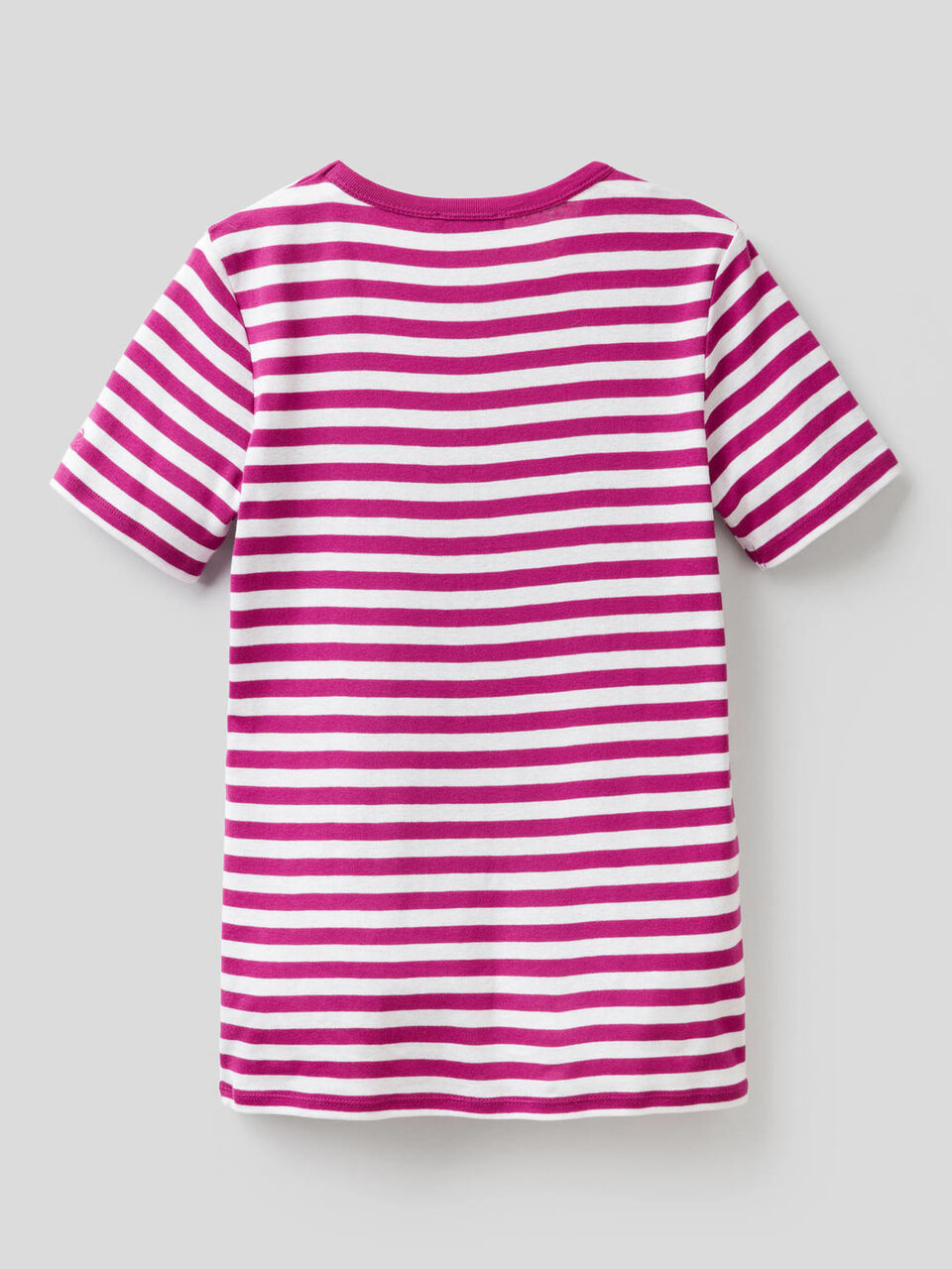 T-shirt col rond à rayures image number null