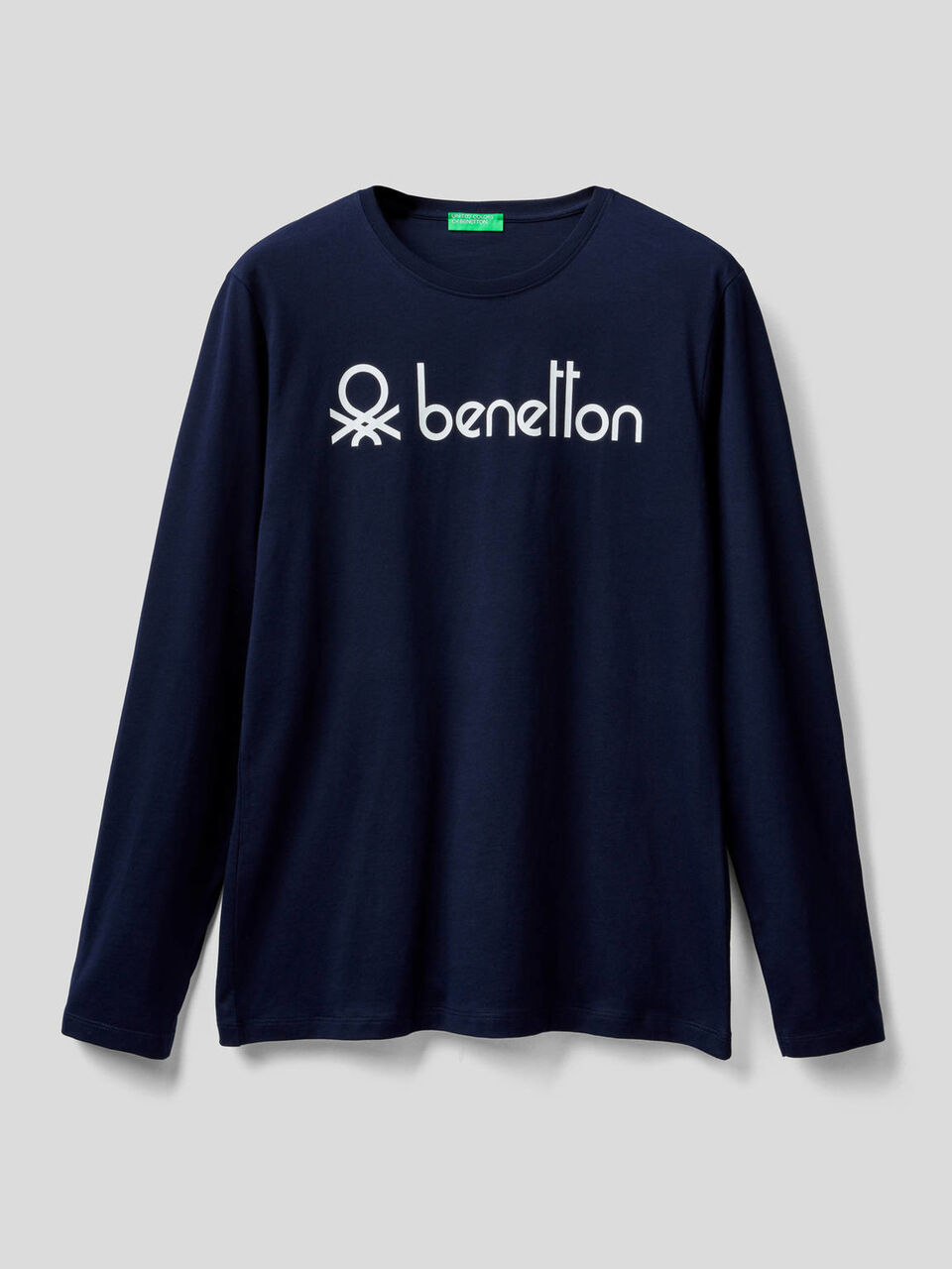 T-shirt manches longues avec logo imprimé image number 1