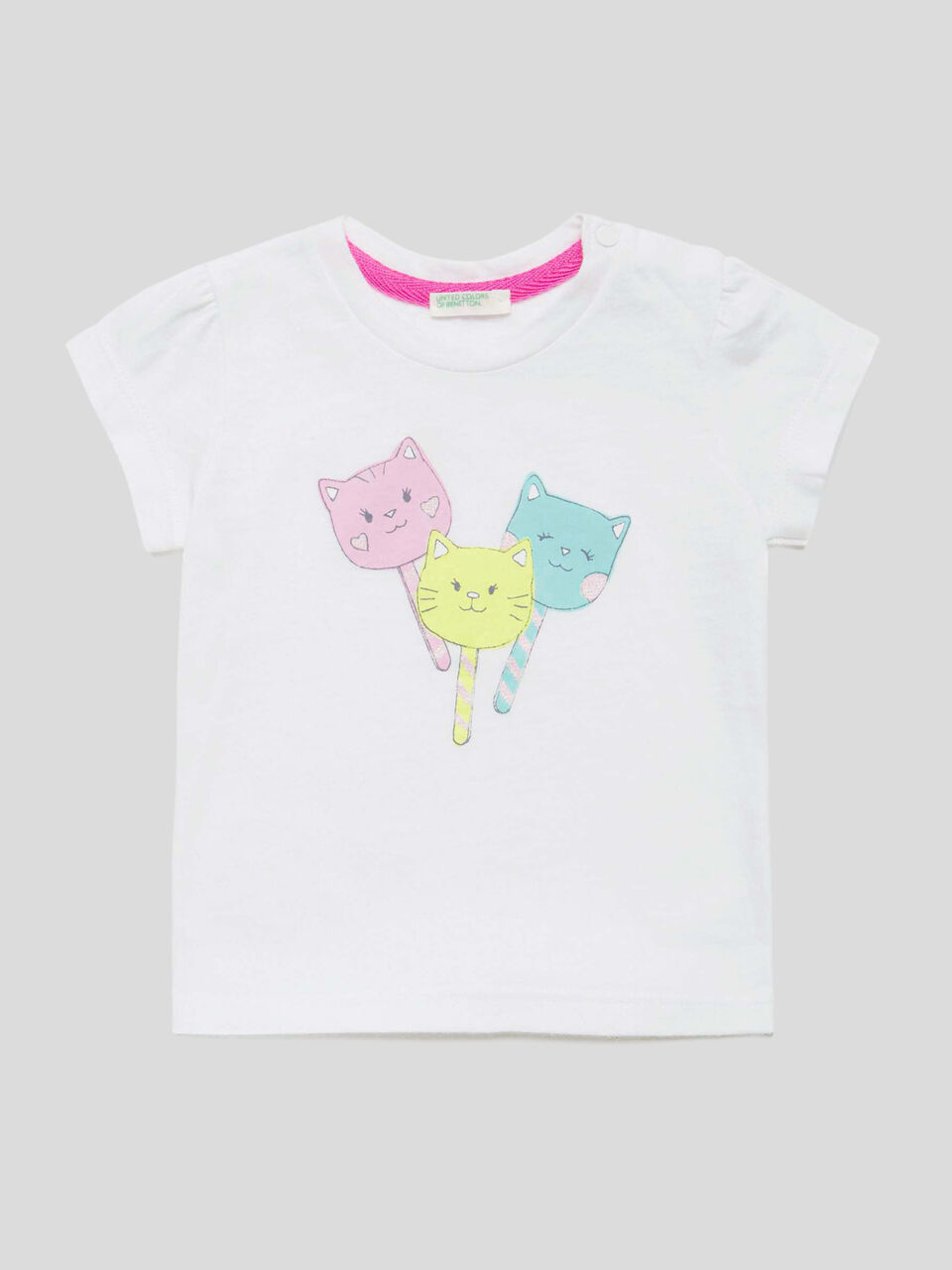 T-shirt avec imprimé et paillettes image number 1