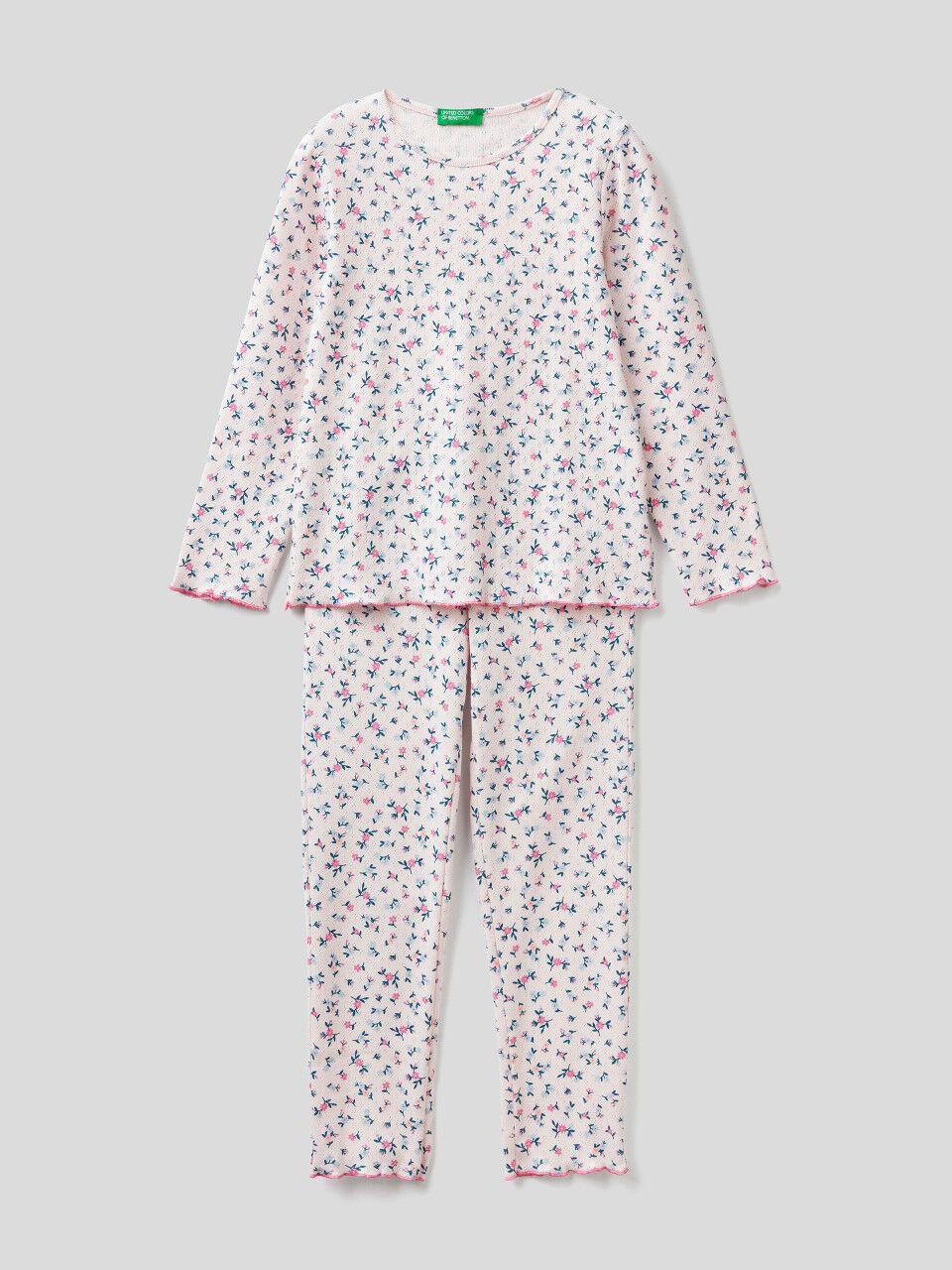 Pyjama à motif en 100 % coton