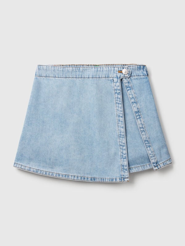 Jupe-culotte en jean Filles