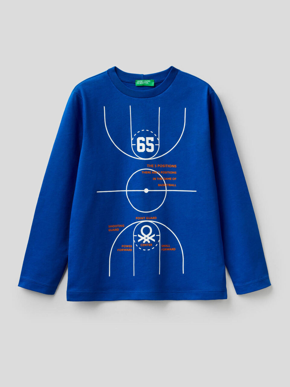 T-shirt manches longues en coton bio image number 1
