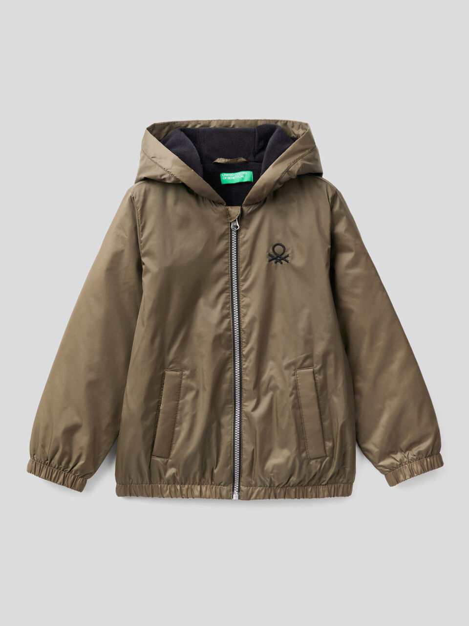 Blouson avec fermeture éclair et capuche image number 1