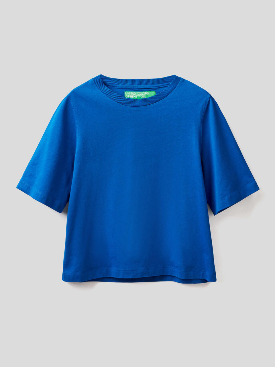 T-shirt coupe boxy 100% coton image number 1
