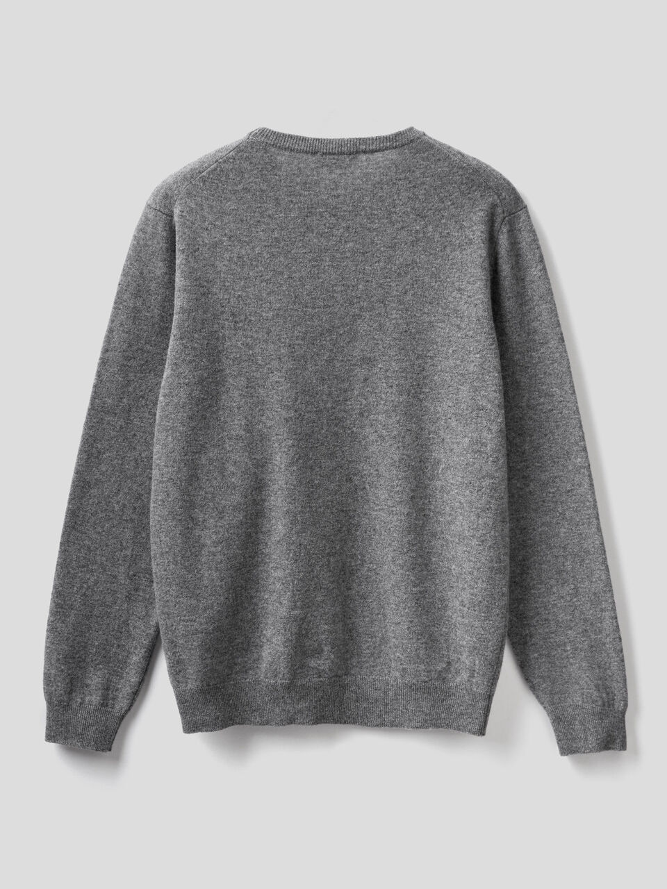 Pull col rond en pure laine vierge image number 2