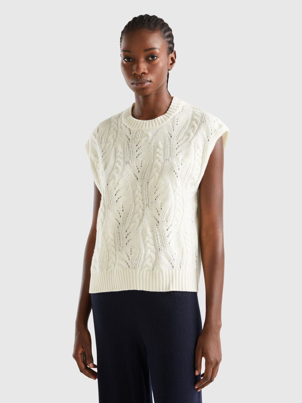 Pull sans manche on sale beige