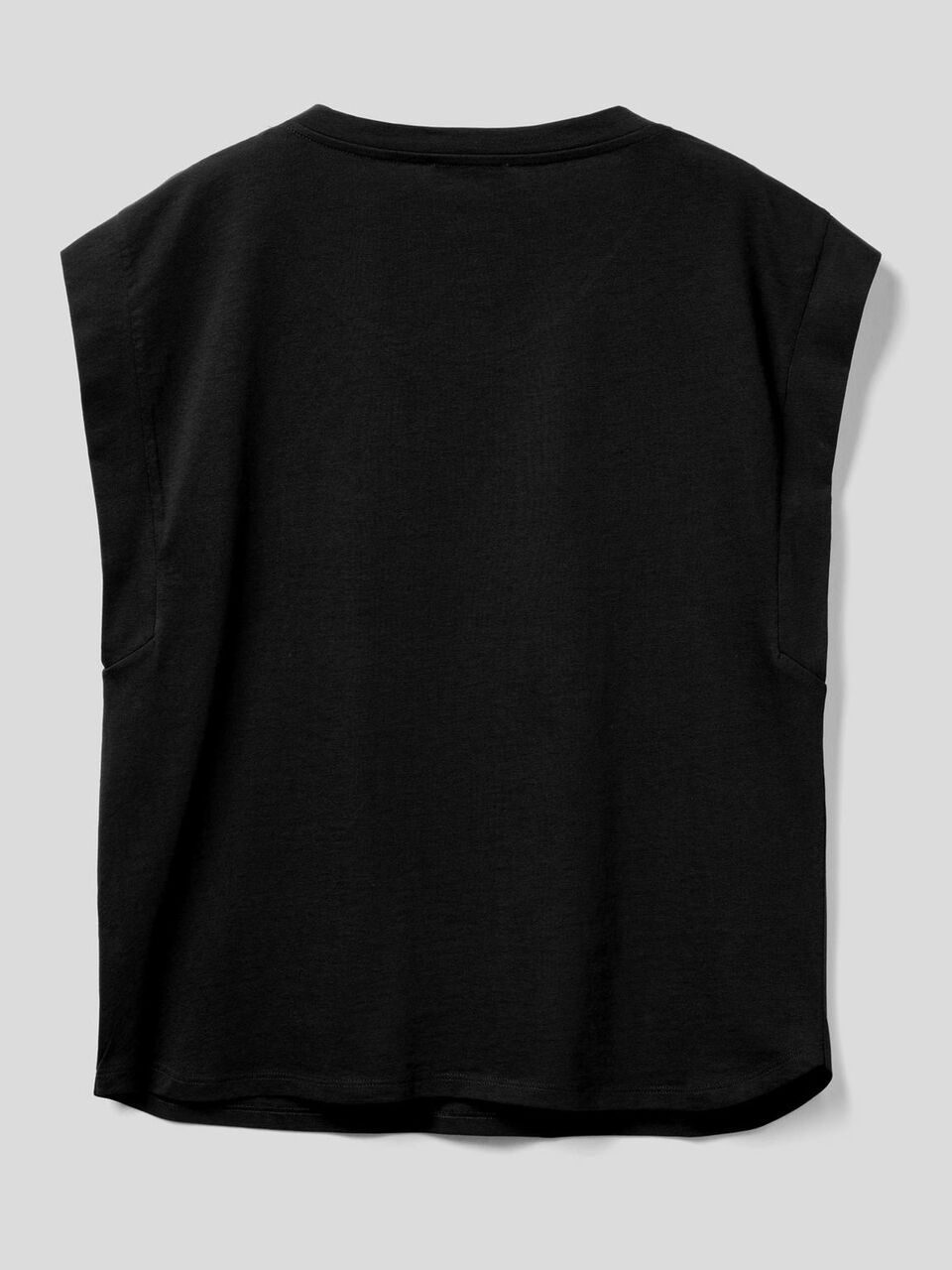 T-shirt en coton avec mancherons image number 2