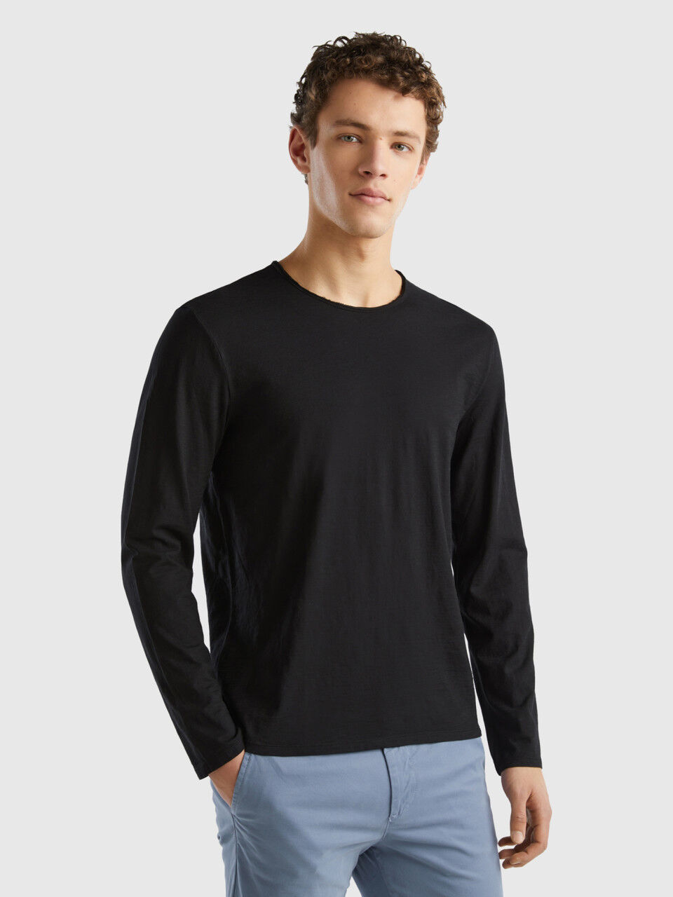 T shirts Manches Longues Homme Collection 2024 Benetton