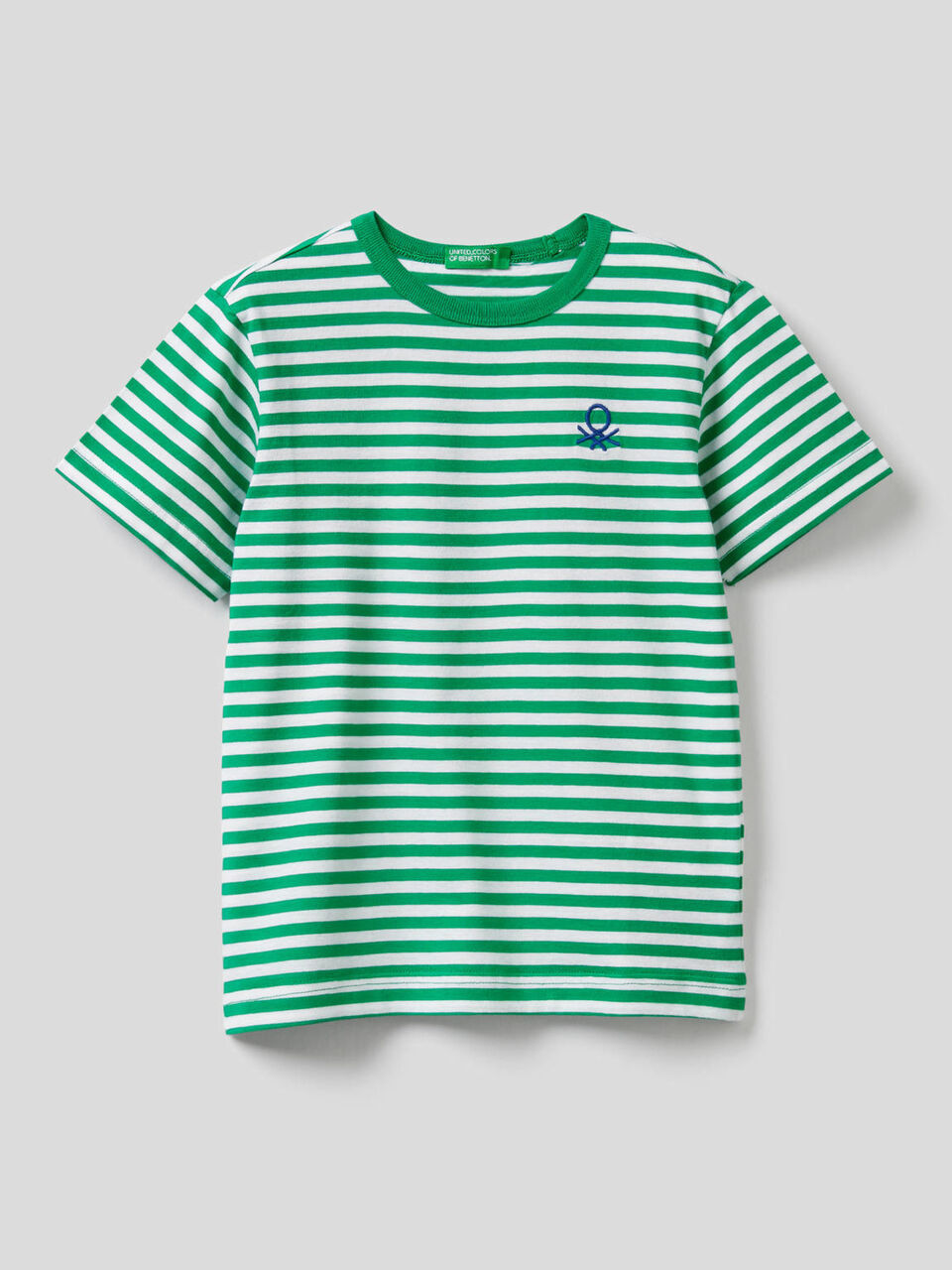 T-shirt à rayures 100% coton image number 1