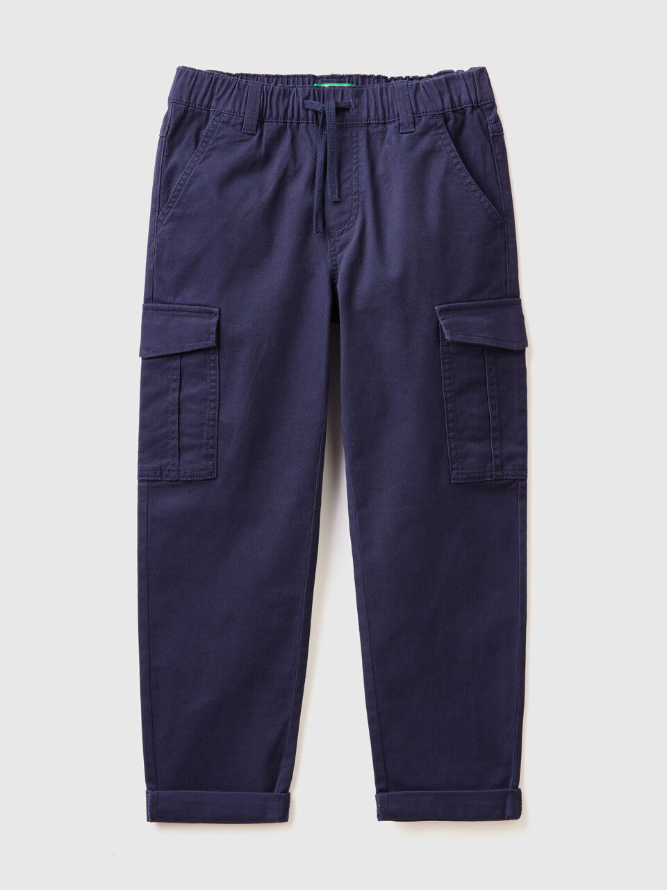 Pantalon cargo en coton stretch
