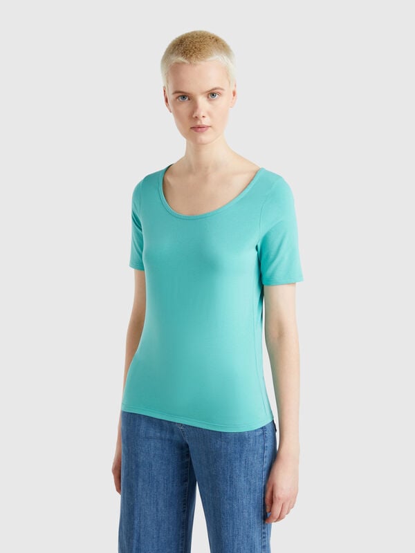 T-shirt coupe slim réversible Femme