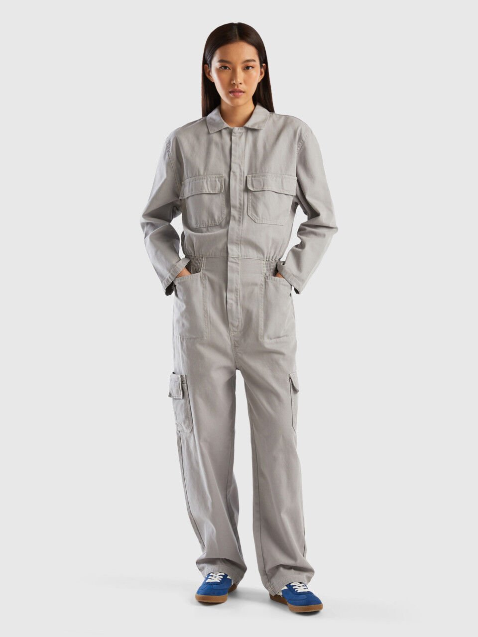 Salopette jeans benetton discount
