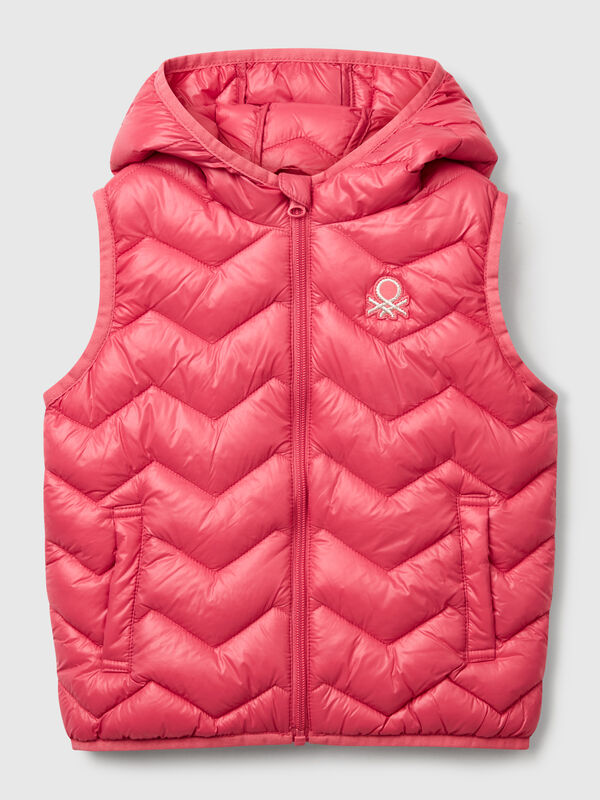 Gilet rembourré avec capuche Filles