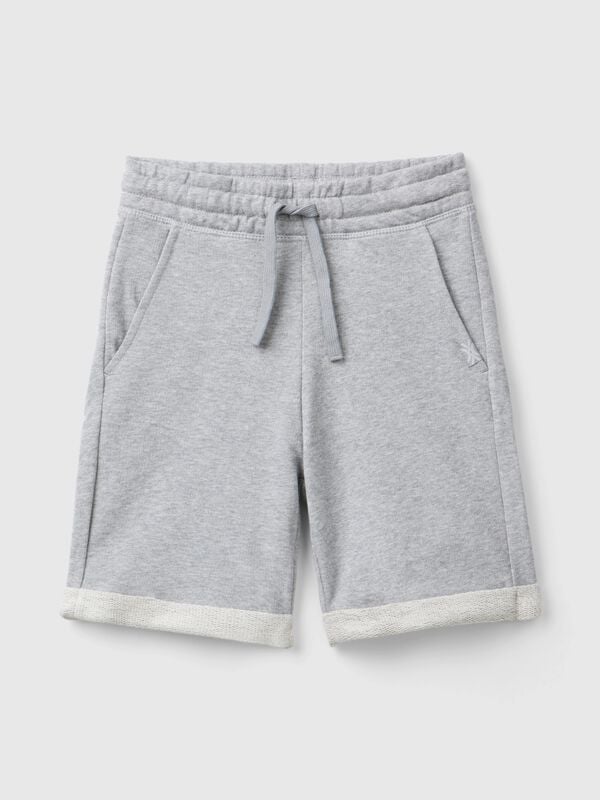 Bermuda en molleton pur coton Garçon