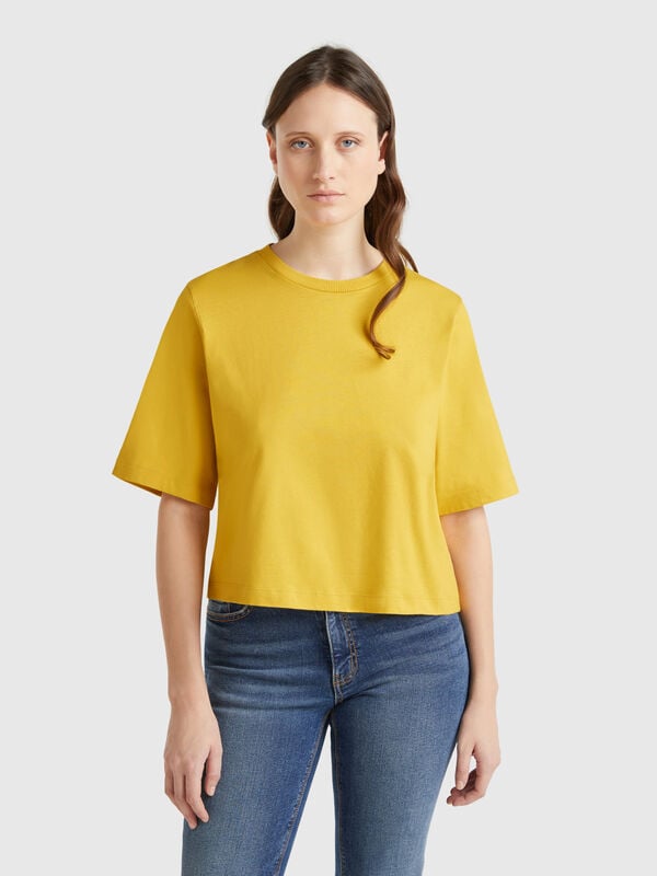 T-shirt boxy 100 % coton Femme