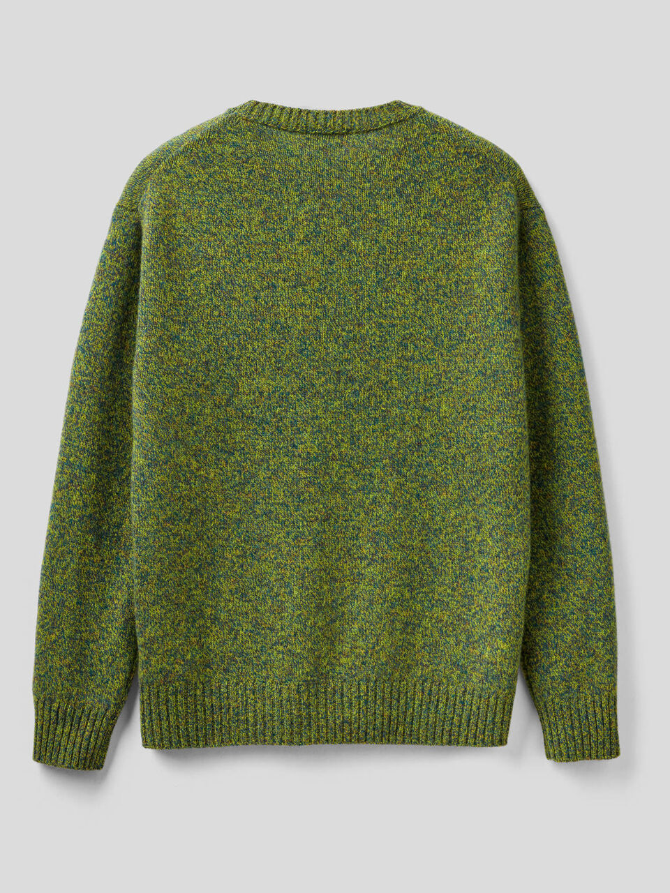 Pull col rond en pure laine Shetland image number 2