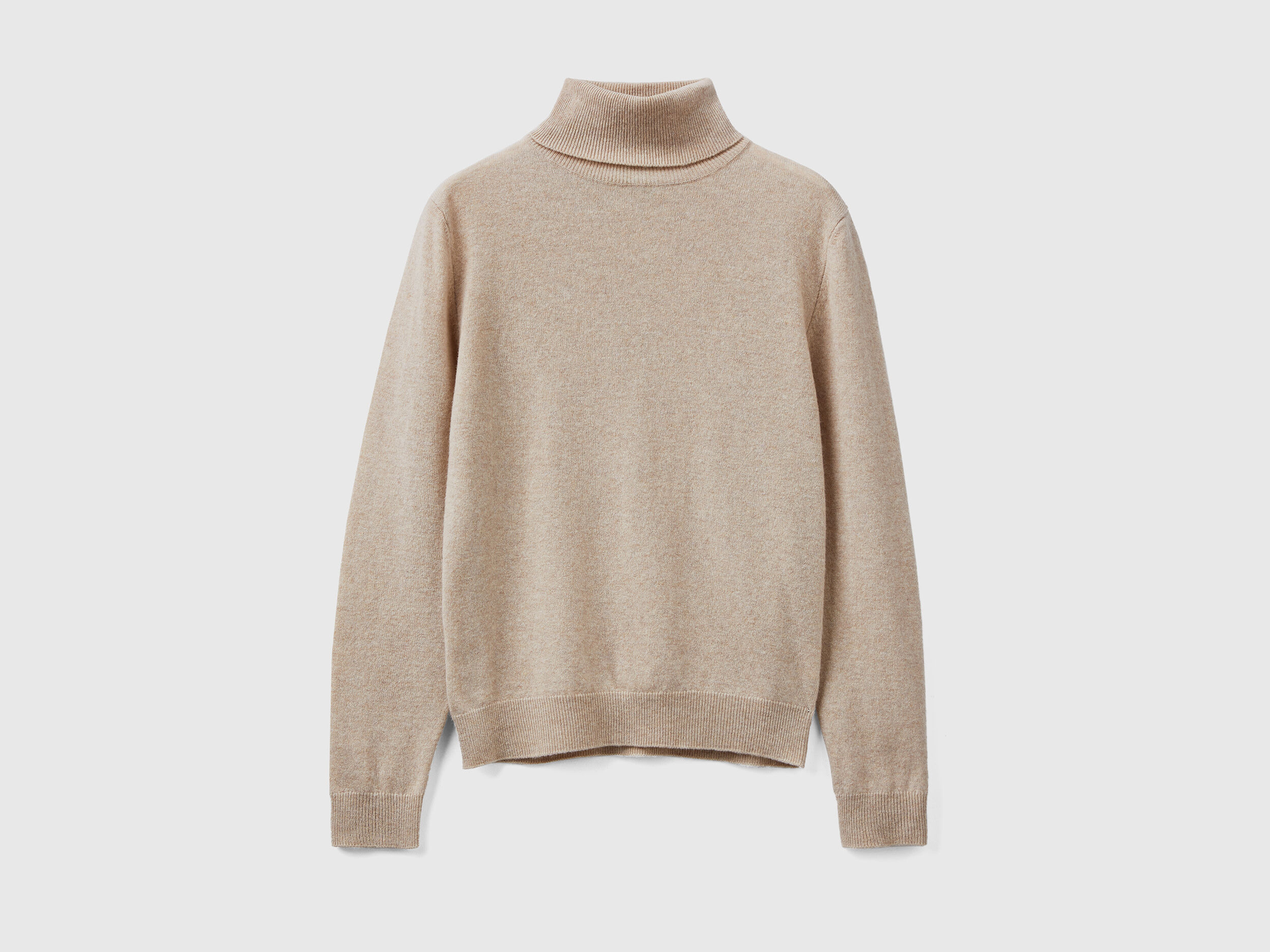 Pull col roulé femme benetton sales