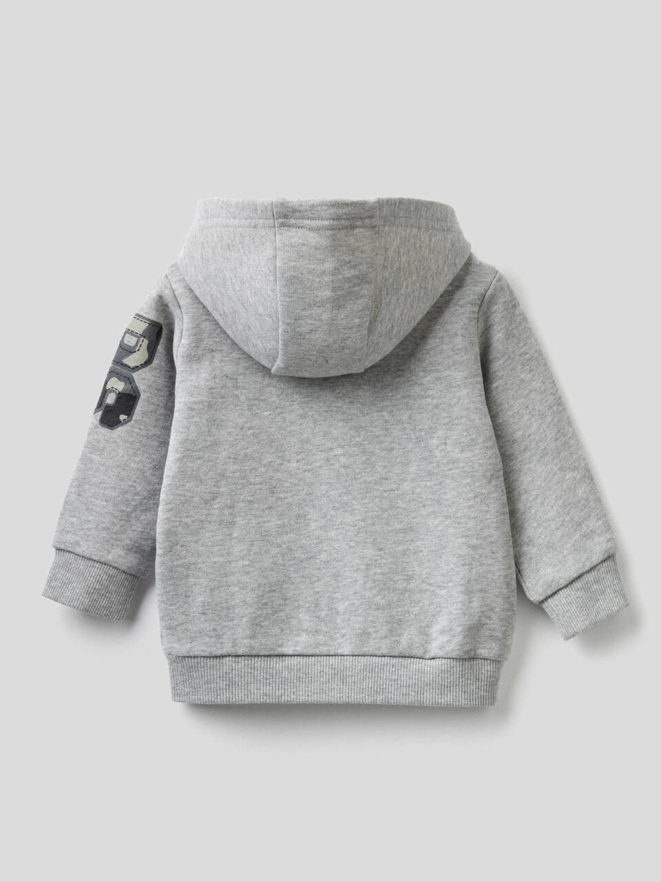 Sweat zippé avec capuche en coton image number 2