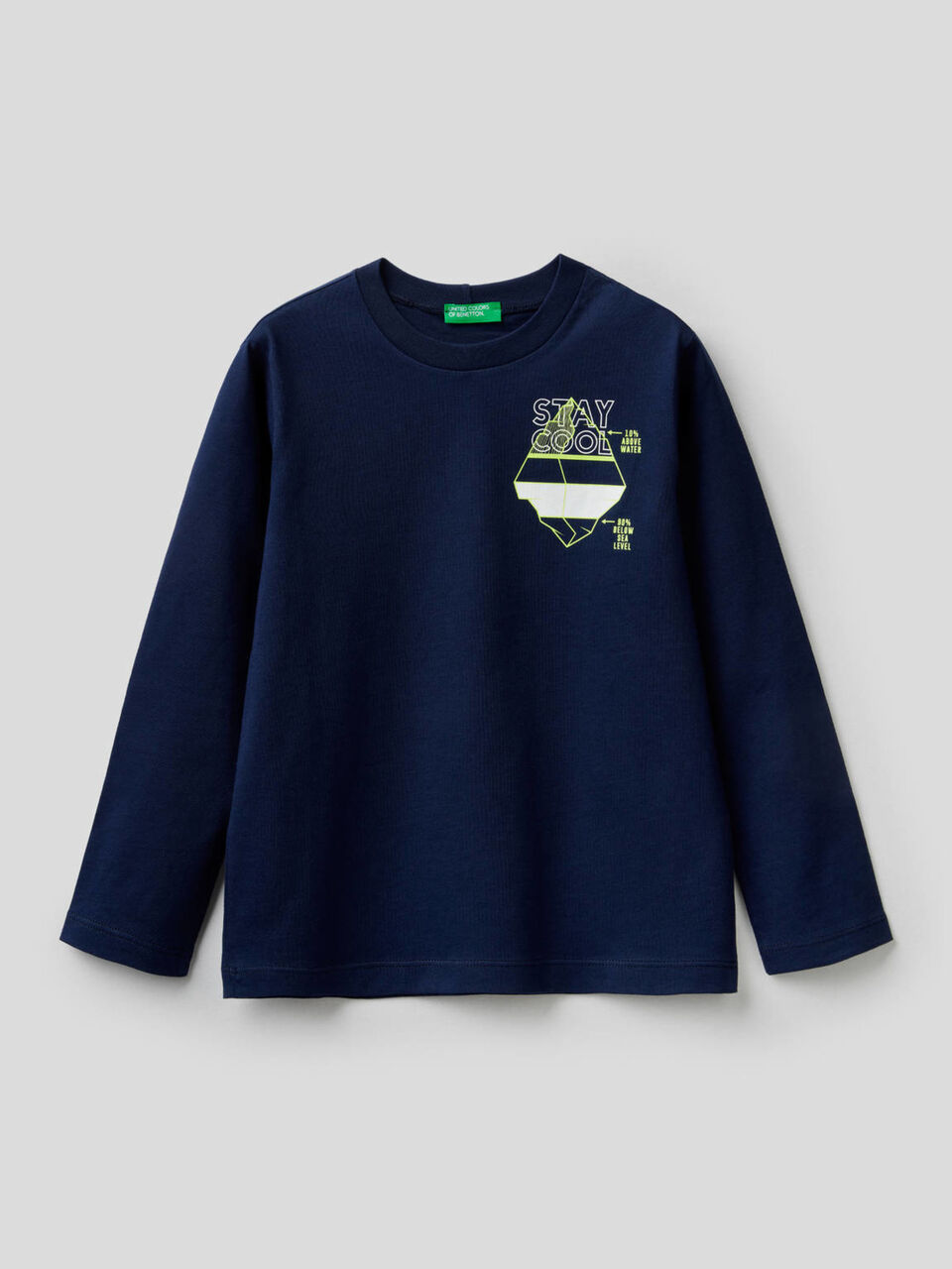 T-shirt manches longues en coton bio image number 1