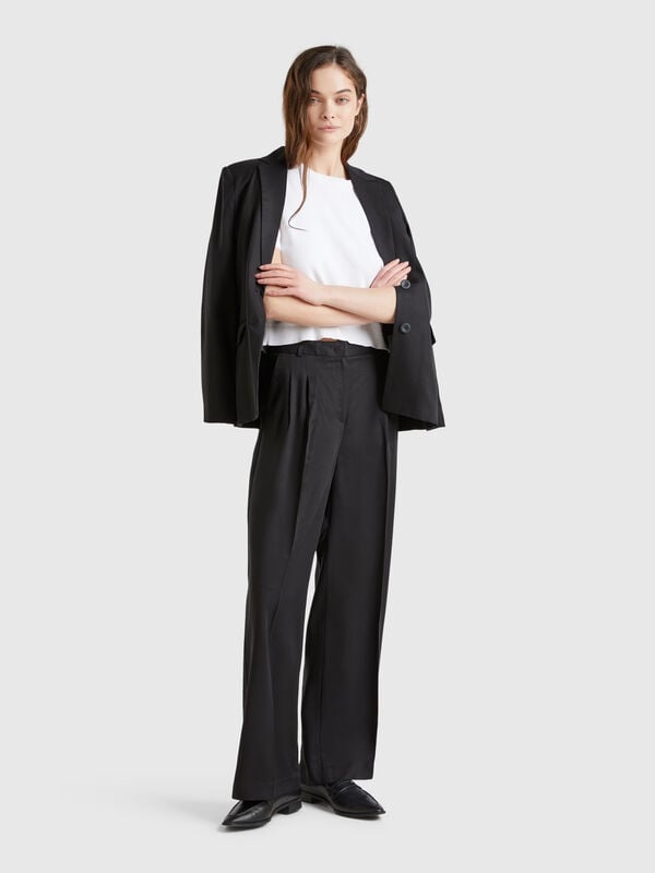 Pantalon large fluide Femme
