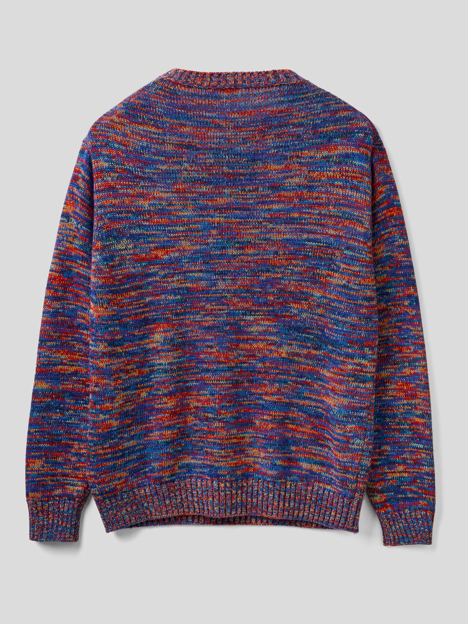 Pull tricot effet mélange multicolore image number 2
