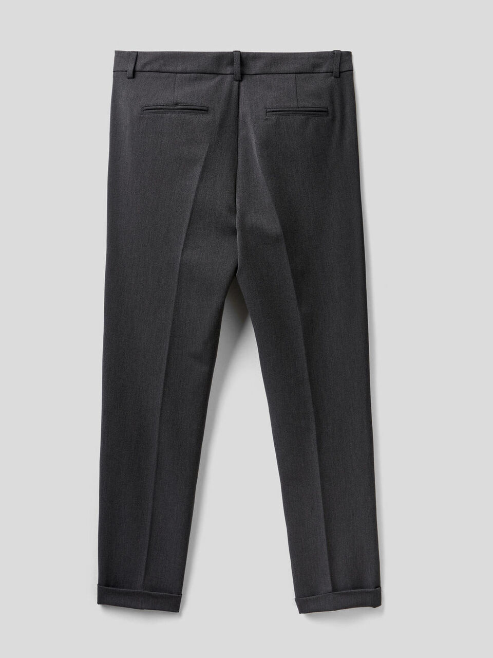 Pantalon stretch avec revers image number 2