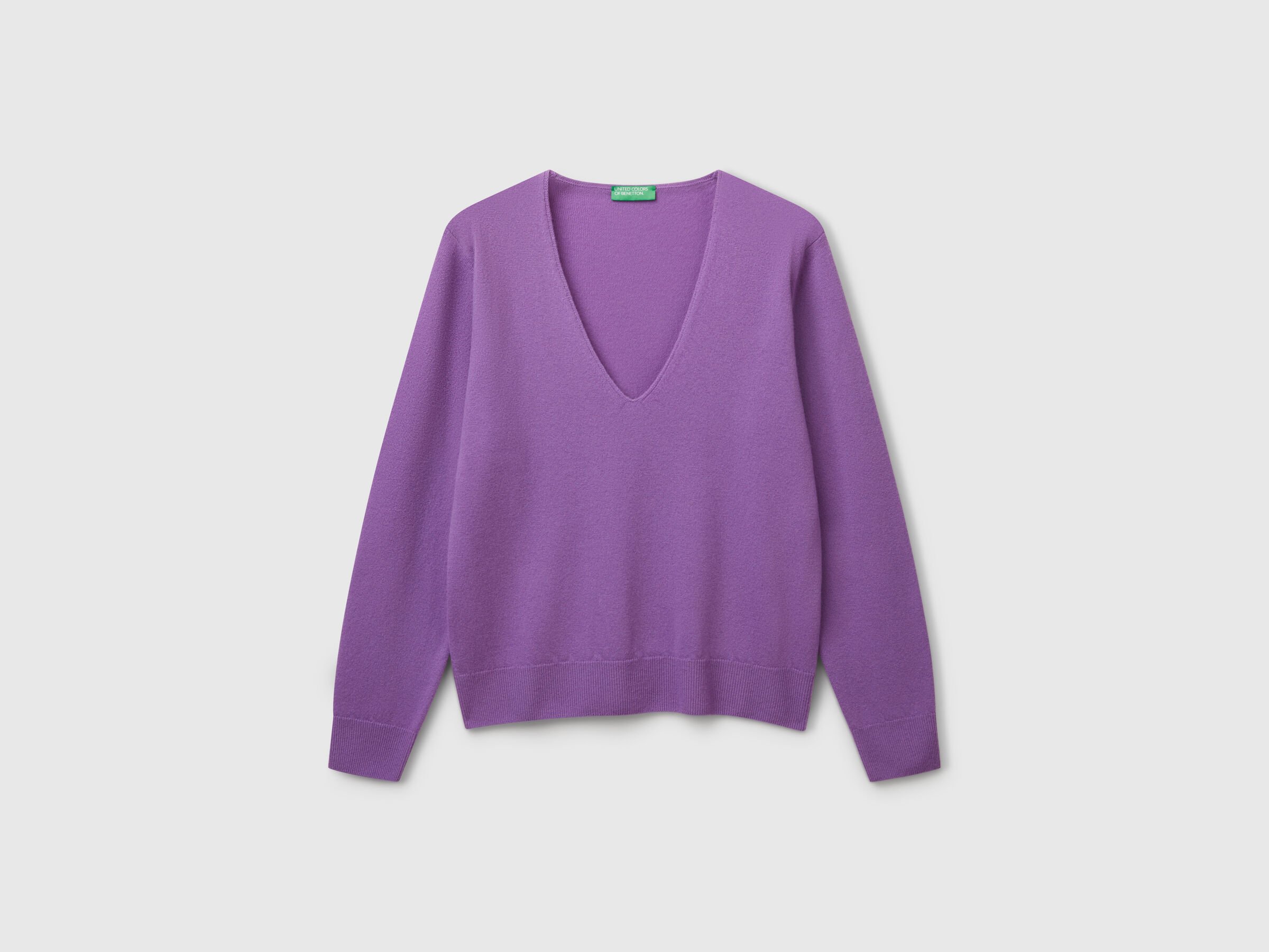 V NECK SWEATER L/S Femme image number 3