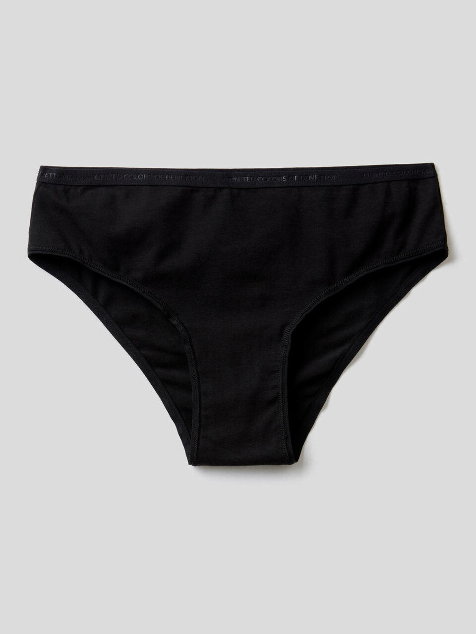 Culotte taille haute en coton bio stretch image number 1