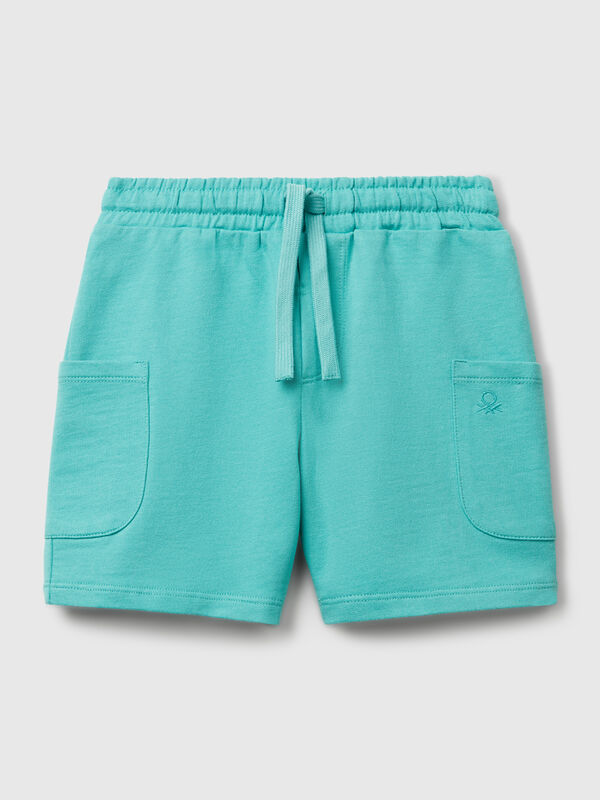 Short cargo en coton Garçon