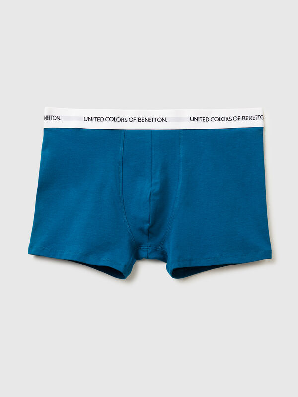 Boxer en coton extensible Homme