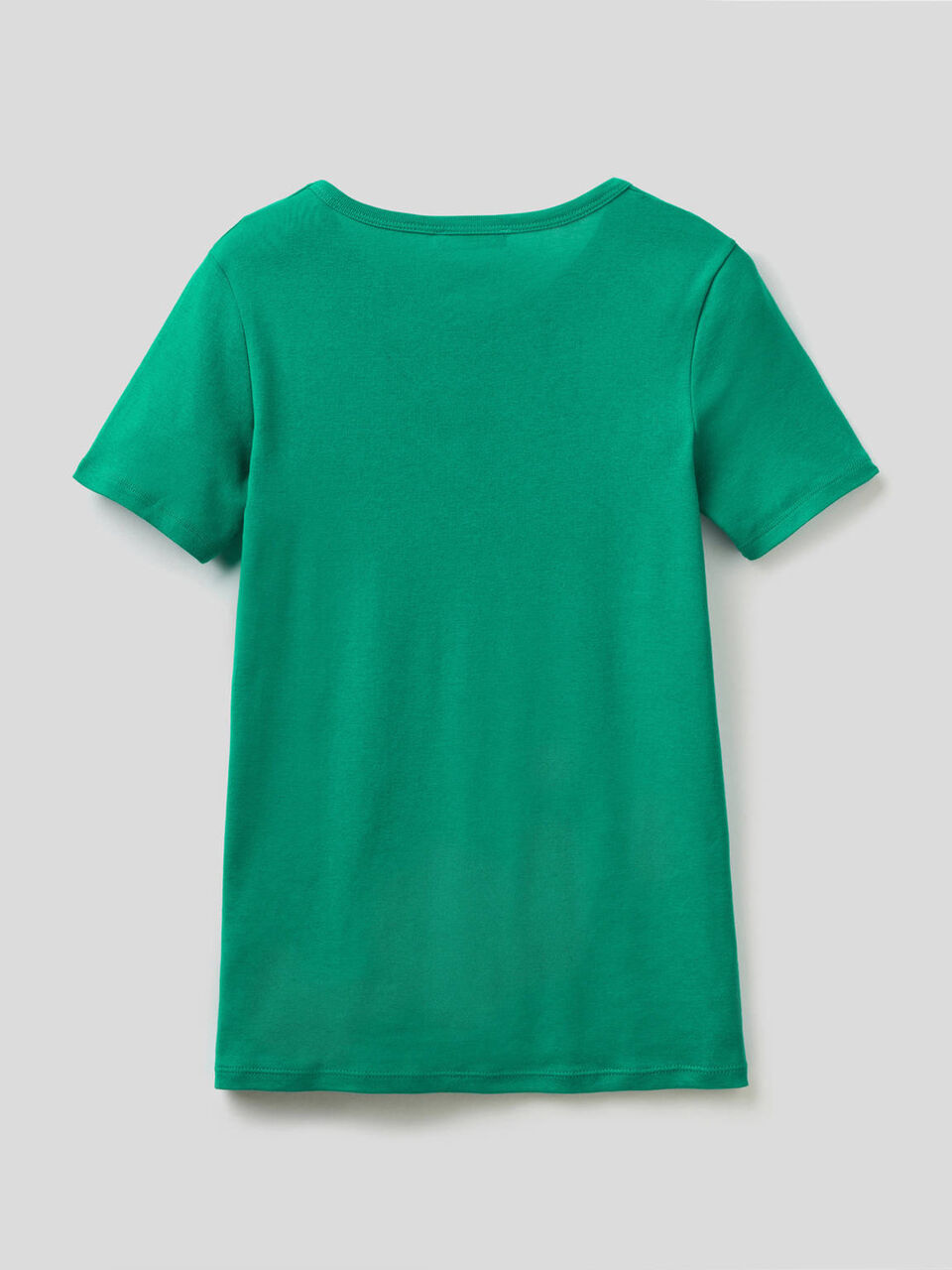 T-shirt 100% coton avec logo imprimé pailleté image number 2