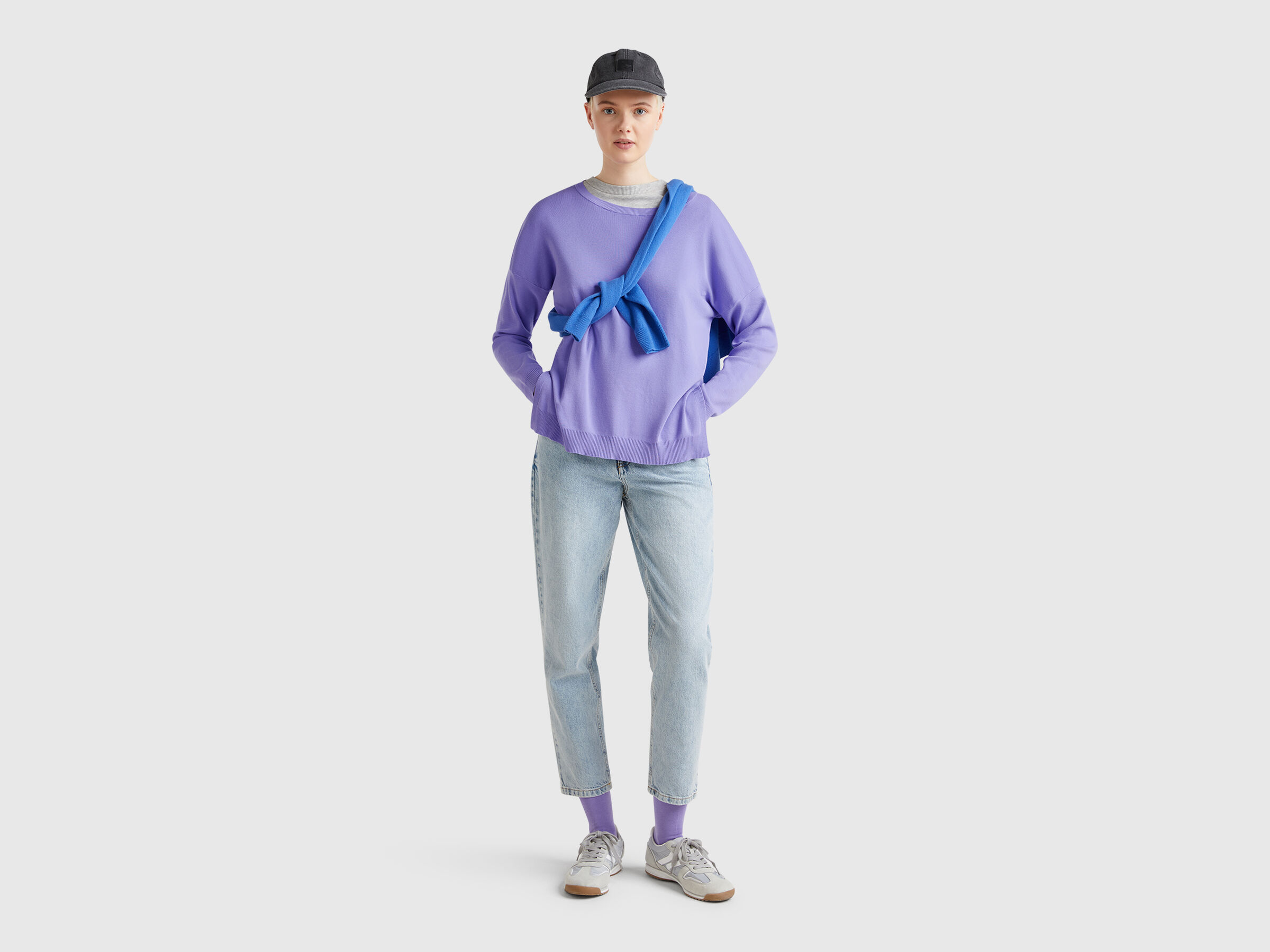 BOAT-NECK SWEAT.L/S Femme image number 2