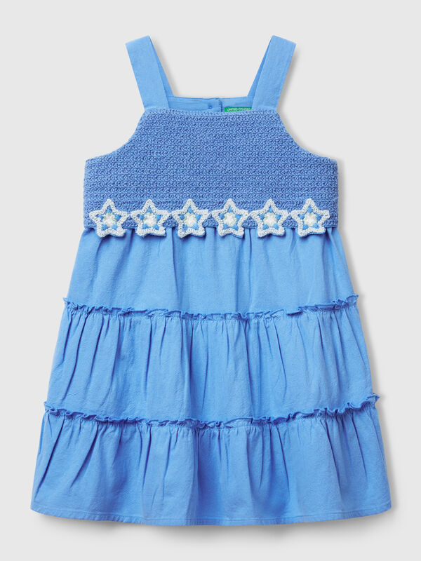 Robe à fleurs en macramé Filles