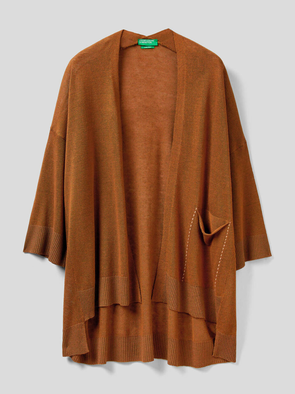 Gilet ouvert avec manches 3/4 image number 1