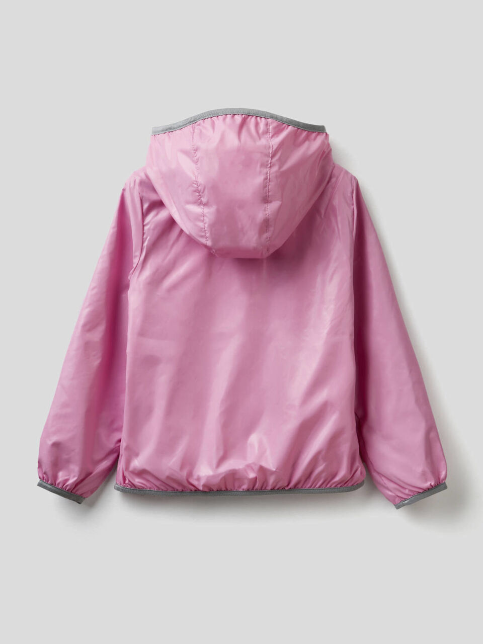 Blouson avec capuche en tissu technique image number 2