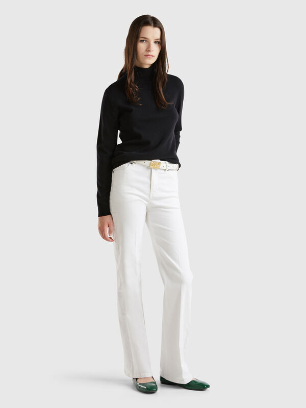 Jeans évasé stretch Femme