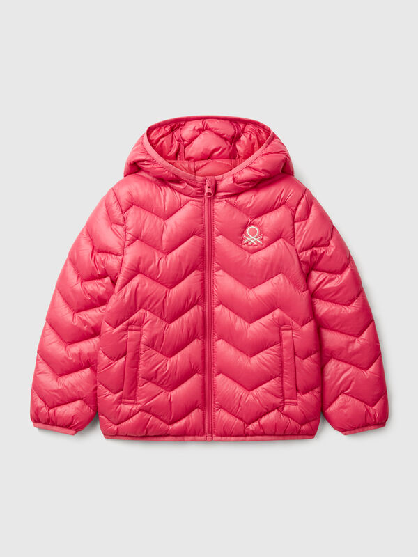Veste matelassée avec capuche Filles