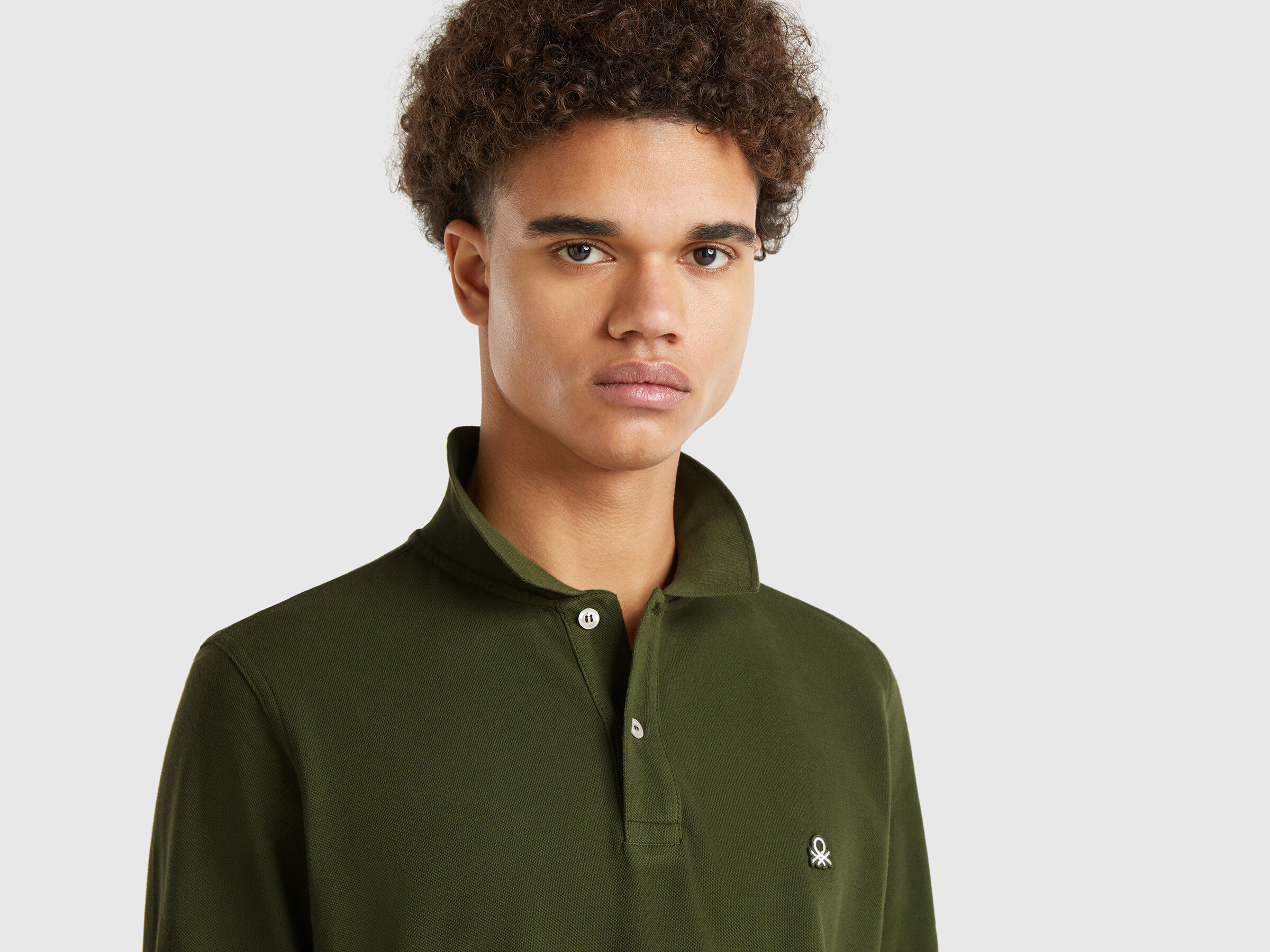 L/S POLO SHIRT Homme image number 2
