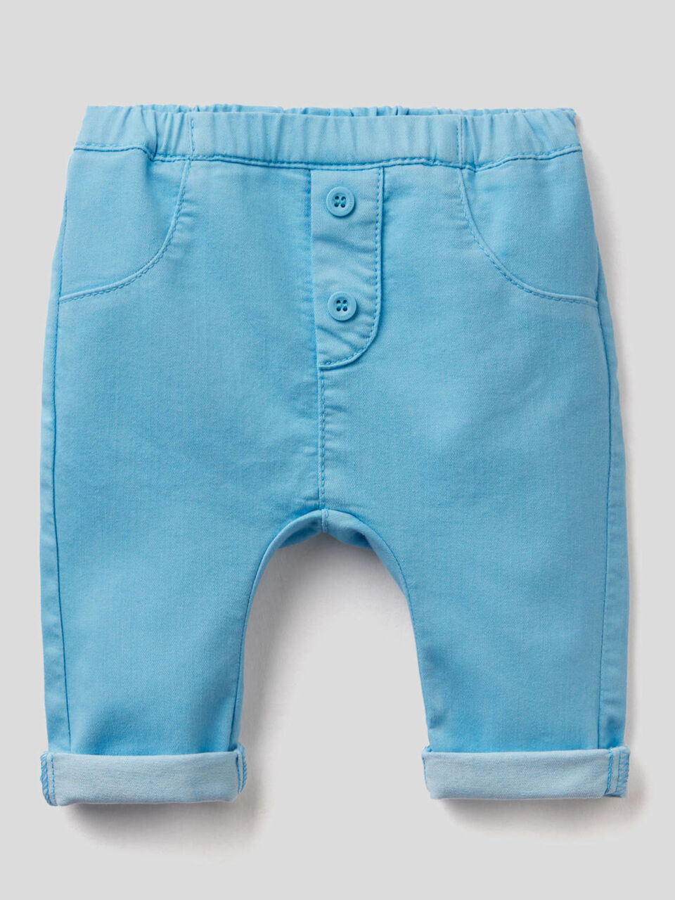 Pantalon en coton mélangé stretch image number 1