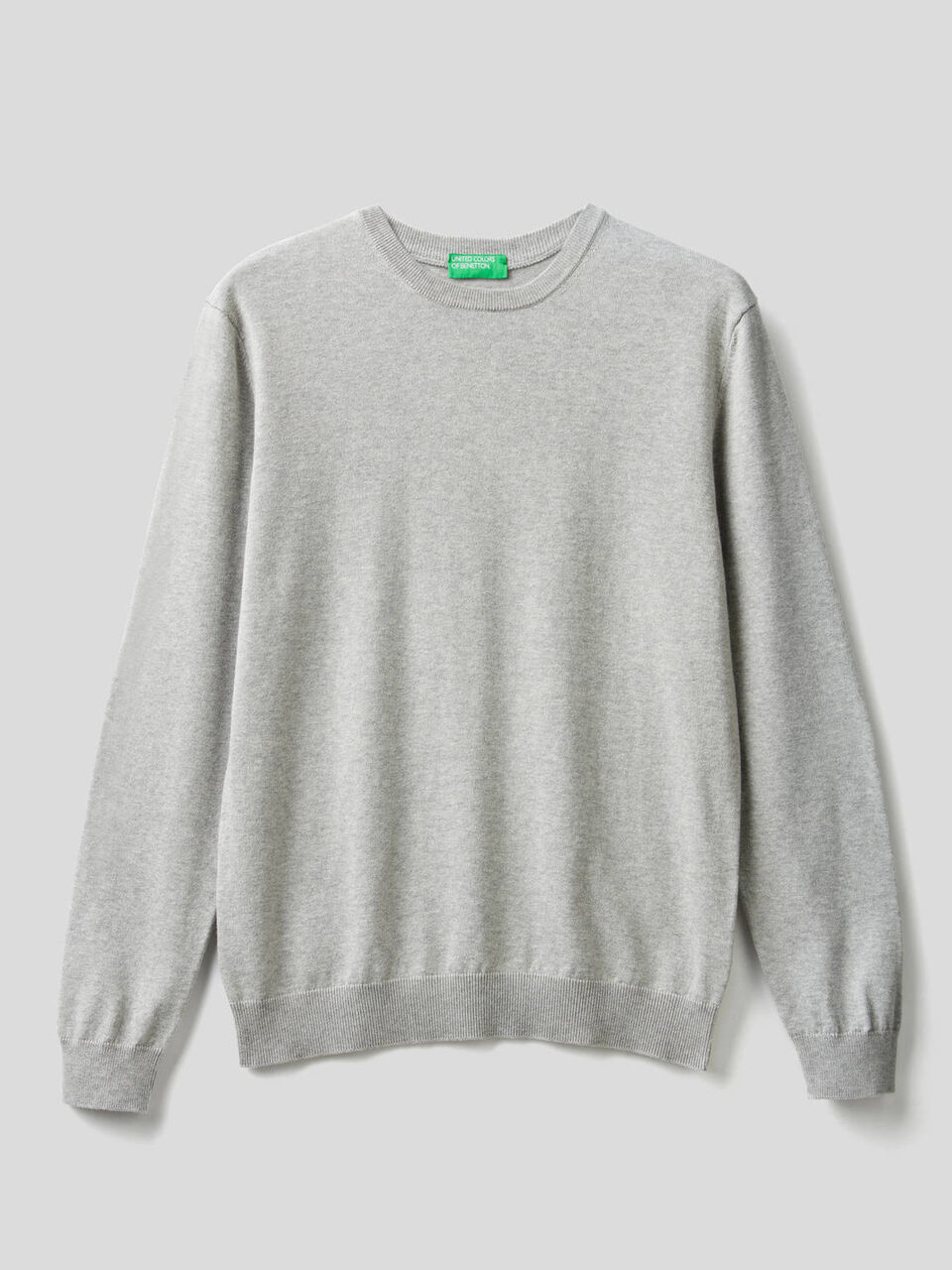 Pull col rond 100% coton image number 1