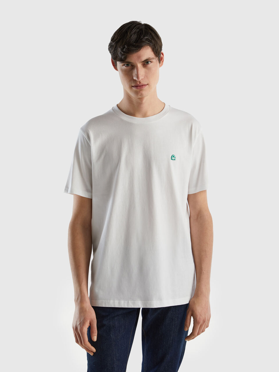 T-shirt en coton bio certifié 100% naturel | blanc