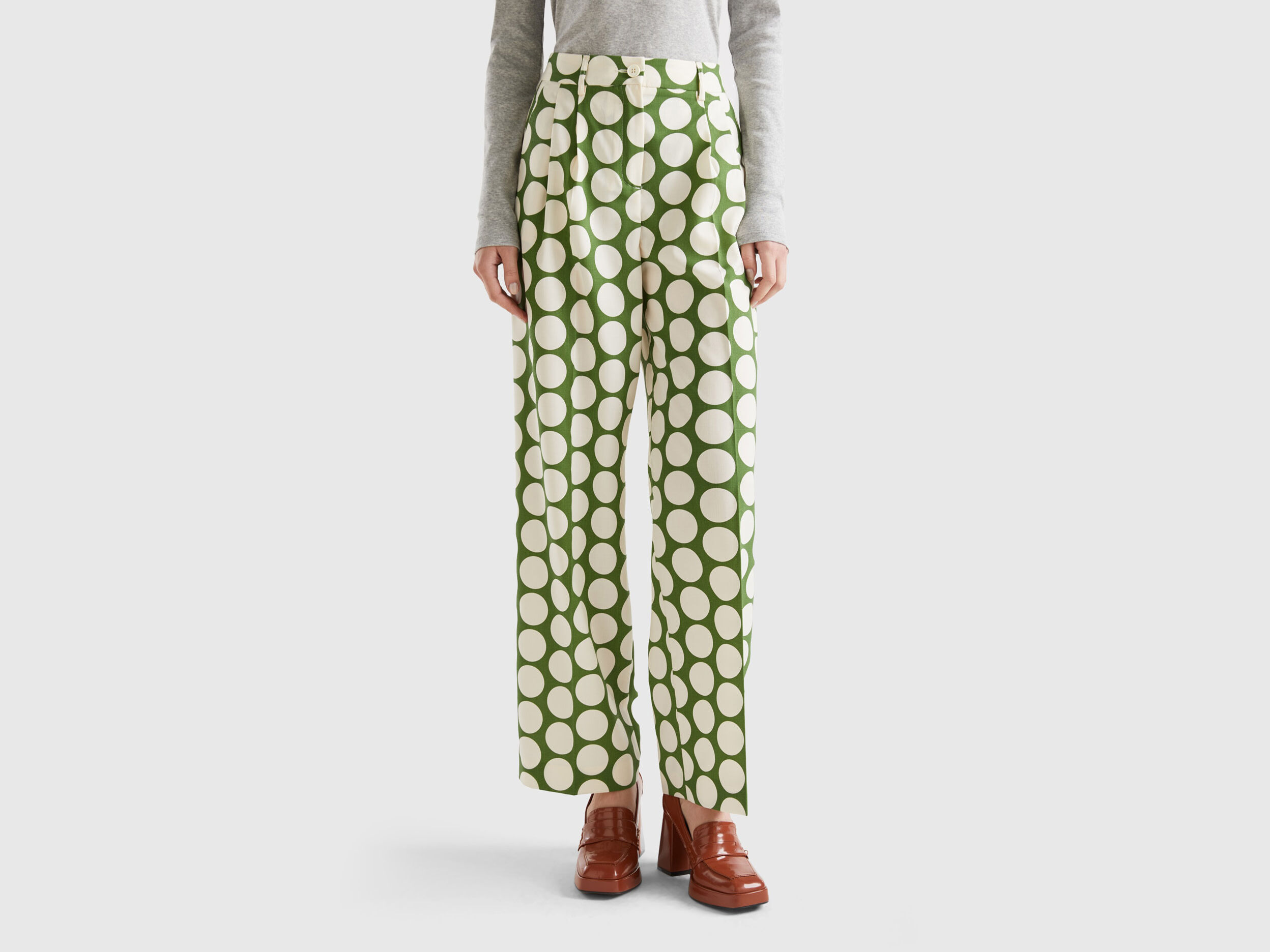 Pantalon a pois femme store