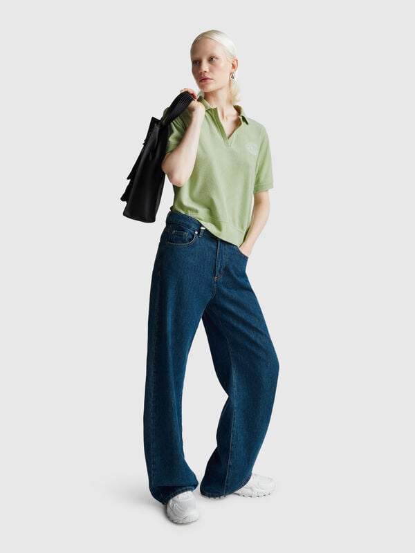Polo Chenille Femme