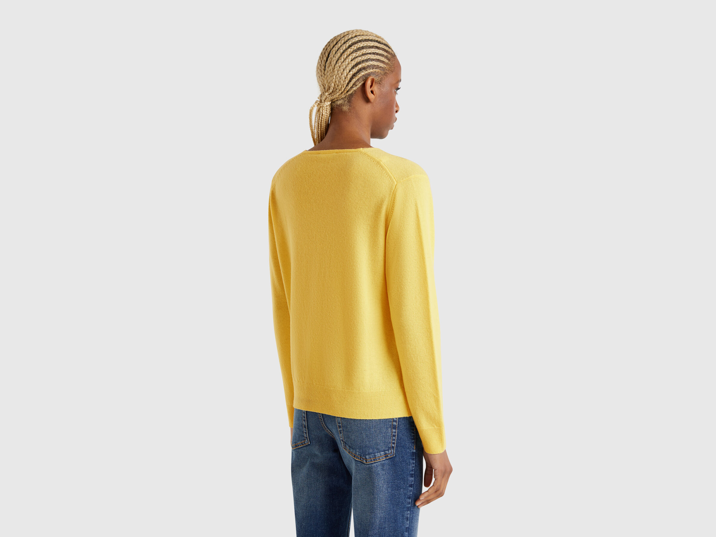 V NECK SWEATER L/S Femme image number 1