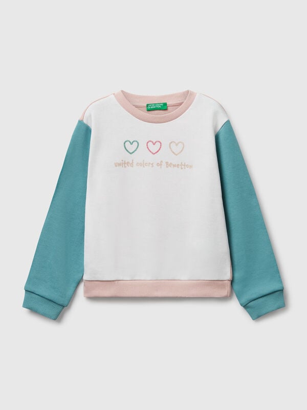 Sweat-shirt à imprimé pailleté Filles