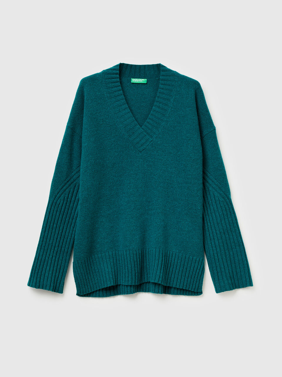 V NECK SWEATER L/S Femme image number 1