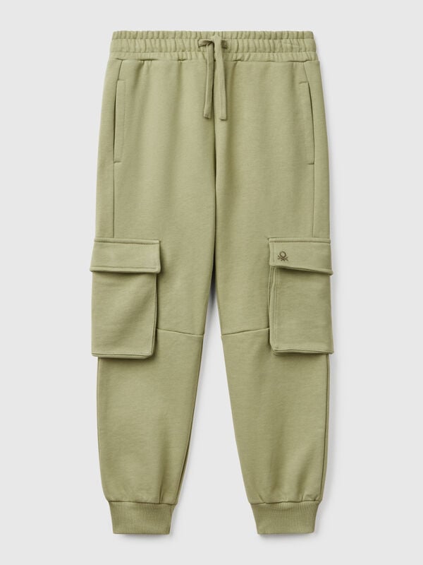 Pantalon cargo sweat-shirt Garçon