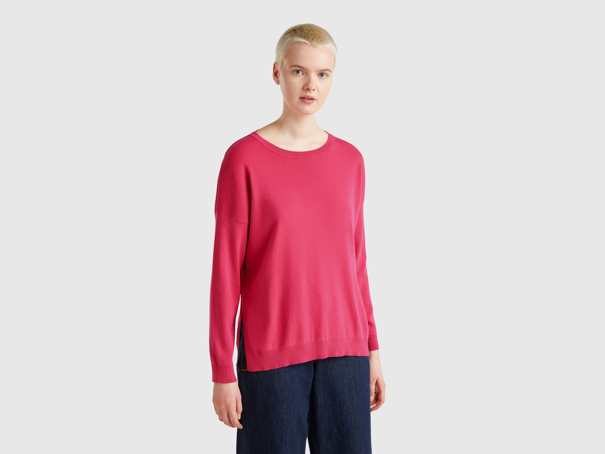 BOAT-NECK SWEAT.L/S Femme image number 0