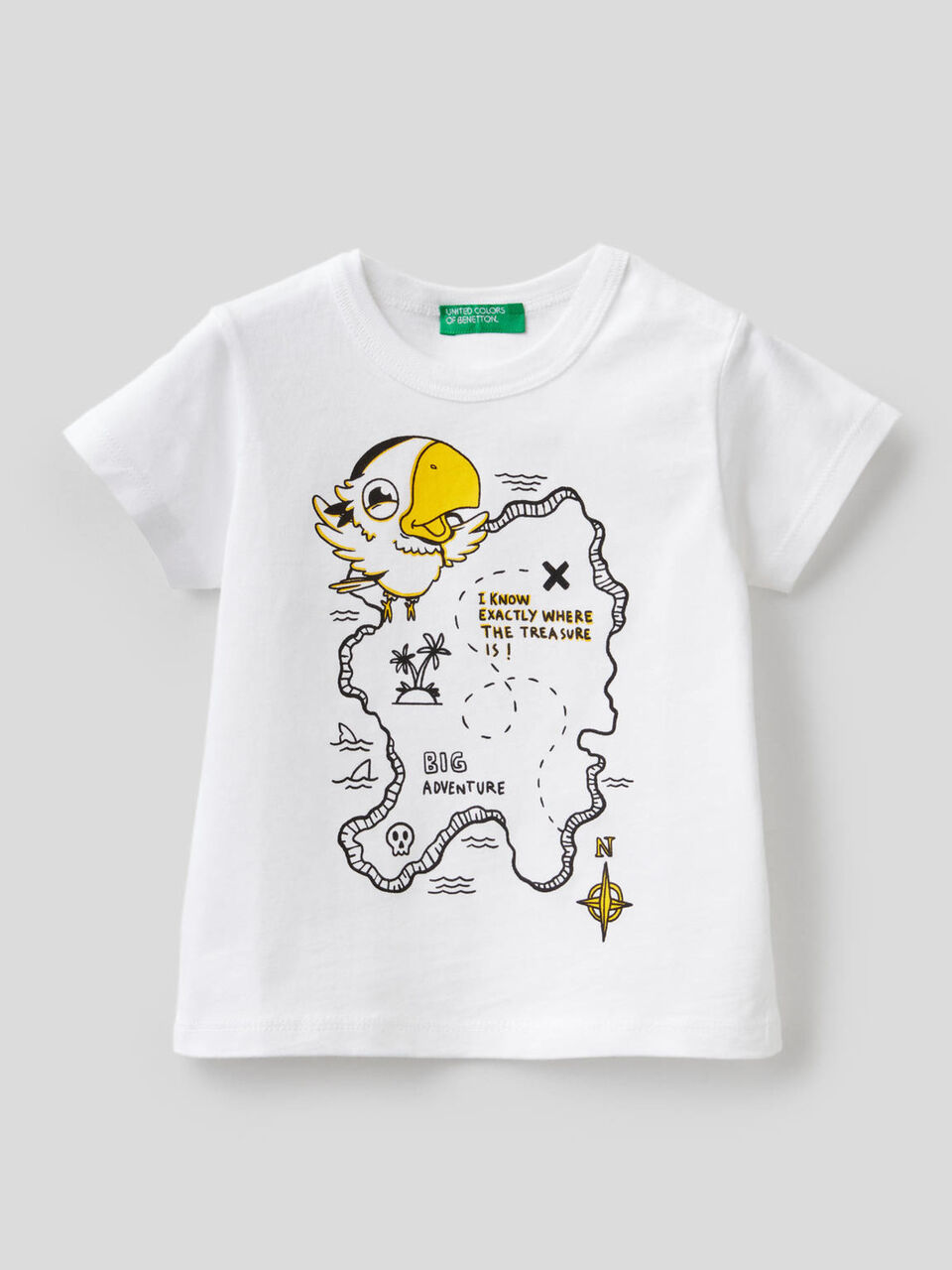 T-shirt 100% coton avec grand imprimé image number 1